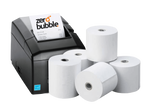 New 80x80mm Thermal Paper Rolls (with plastic core) (1 box, 50 Rolls)
