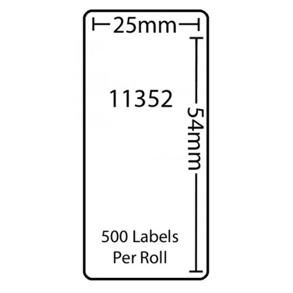 11352 - 54mm x 25mm Dymo Compatible Labels [500 labels]